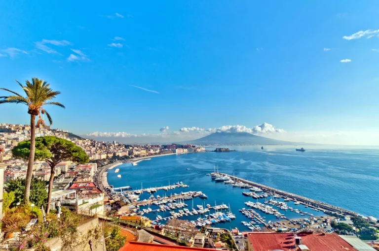 view of Naples from Posillipo hill